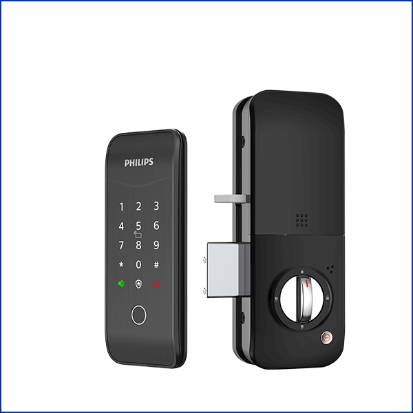 Khóa cửa vân tay mini Philips 5100 H5, Không tay cầm
