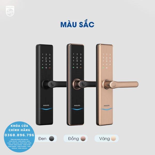 Khóa cửa vân tay Philips 7300 5 - mặt sau