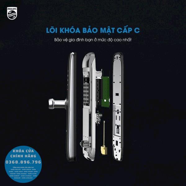 Khóa cửa vân tay Philips 7300 5 - thông số kỹ thuật
