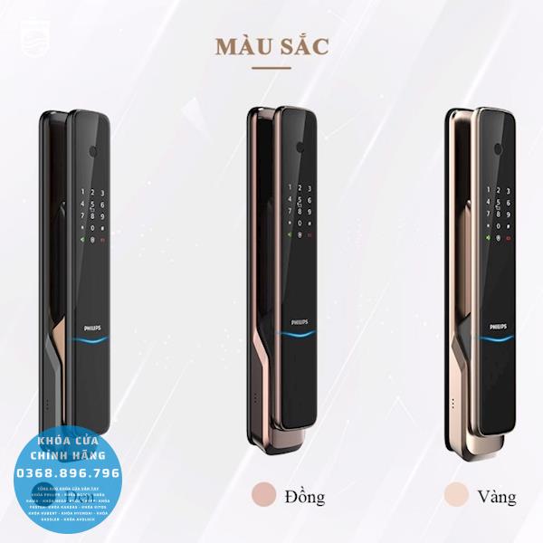 Khóa cửa vân tay Philips 9300 - mặt sau