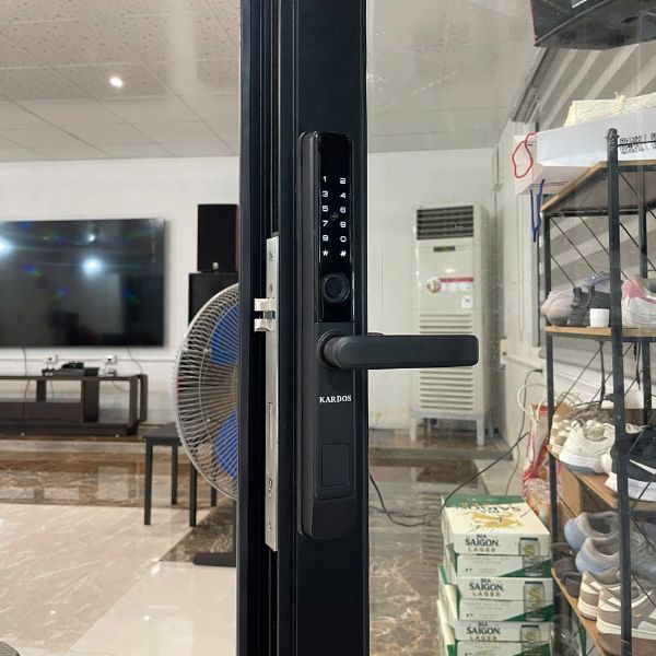 Khóa cửa vân tay Kardos SmartLock A109 Đen chính hãng tại HCM