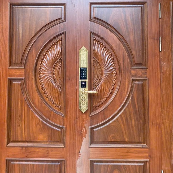Khóa cửa vân tay tân cổ điển Avolock AC 998 FaceID Gold chính hãng tại HCM