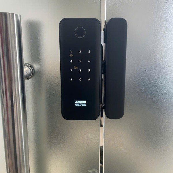Khóa cửa kính AK29 remote và app wifi