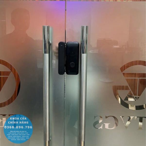 Khóa cửa kính Avolock AK26 và app chính hãng - chi tiết