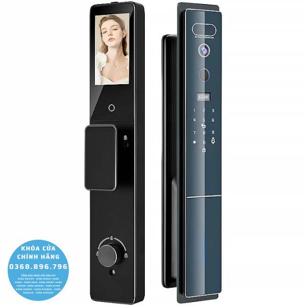 Khóa cửa vân tay Avolock AL78 TFV face 3D - mặt sau