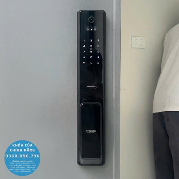 Khóa cửa vân tay Avolock AL 82FRVT Face 3D - mặt sau
