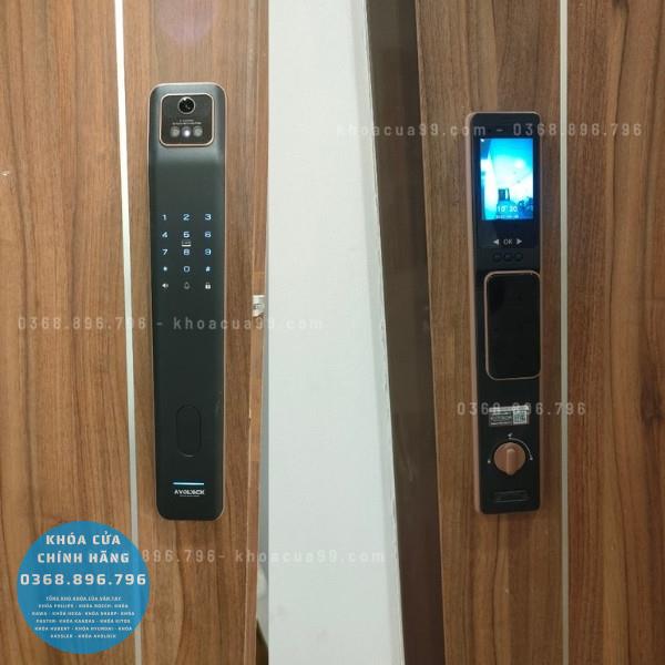 Khóa cửa vân tay Avolock AL 89FRV Face 3D - mặt sau