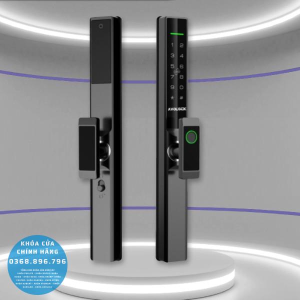 Khóa cửa nhôm vân tay Avolock AN 383 - chi tiết