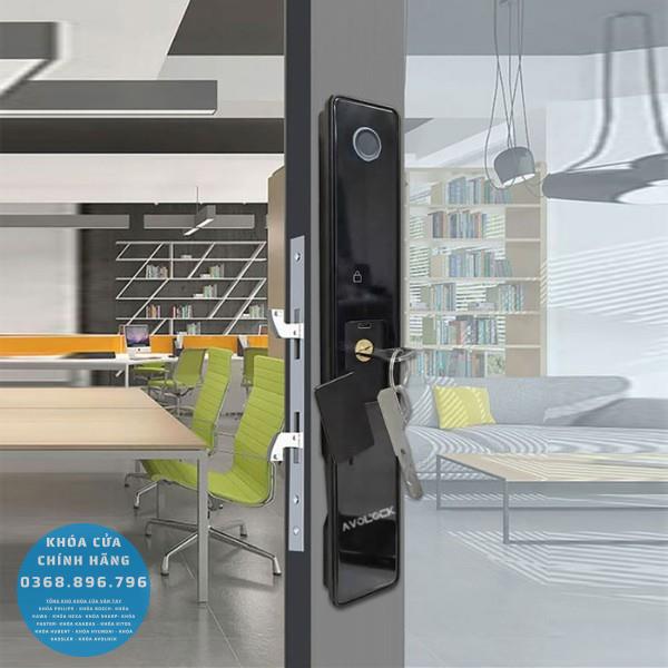 Khóa cửa nhôm vân tay Avolock AN 396 - chi tiết