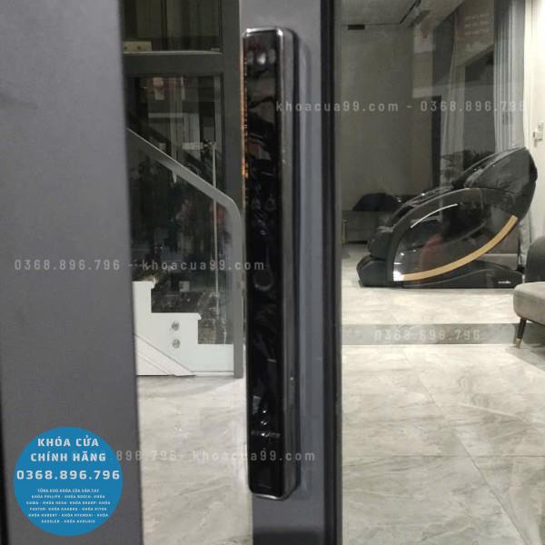 Khóa cửa nhôm vân tay Avolock AN 399 Face 3D - chi tiết