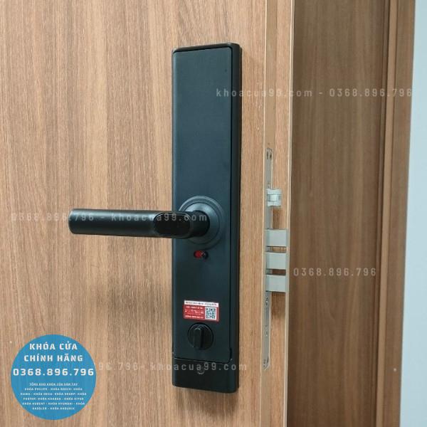 Khóa cửa vân tay Avolock AV67 app wifi - mặt sau
