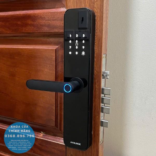 Khóa cửa vân tay Avolock AV68 app wifi - phụ kiện