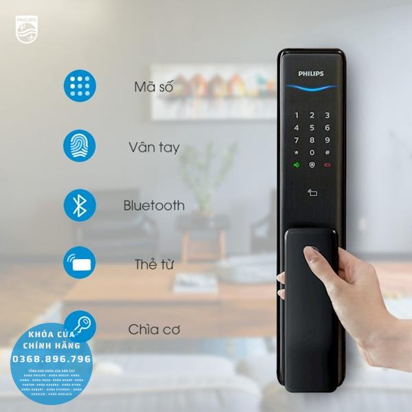 Khóa cửa vân tay Philips Alpha 5 - chi tiết