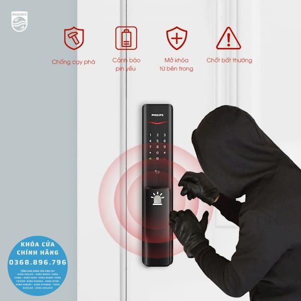 Khóa cửa vân tay Philips Alpha 5 - phụ kiện