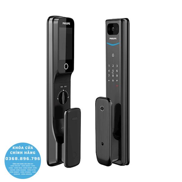 Khóa cửa vân tay Philips Alpha VP 5HWS - lắp đặt thực tế