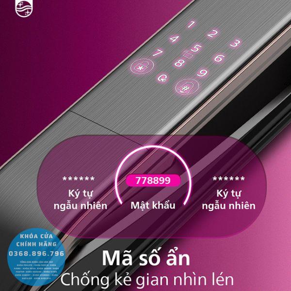 Khóa cửa vân tay Philips DDL303 Camera - phụ kiện