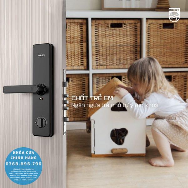 Khóa cửa vân tay Philips DDL603E - thông số kỹ thuật