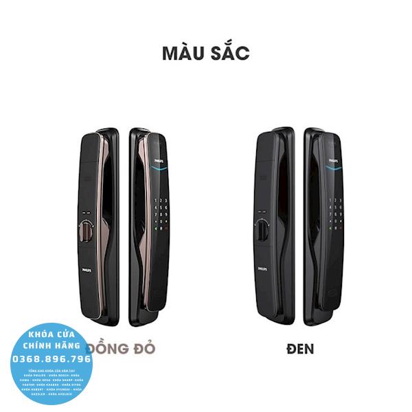 Khóa cửa vân tay Philips DDL702 8HWS Face 3D - chi tiết