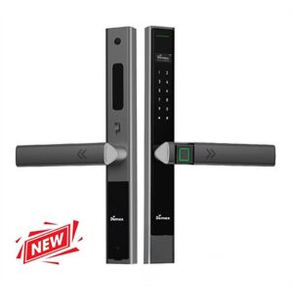 Khóa cửa vân tay cửa nhôm Demax EL688 chính hãng - phụ kiện
