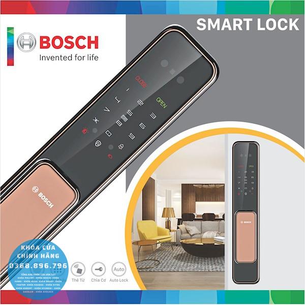 Khóa cửa vân tay Bosch EL 600B - lắp đặt thực tế