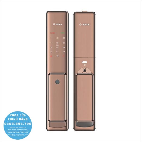 Khóa cửa vân tay Bosch FU 750 - mặt sau