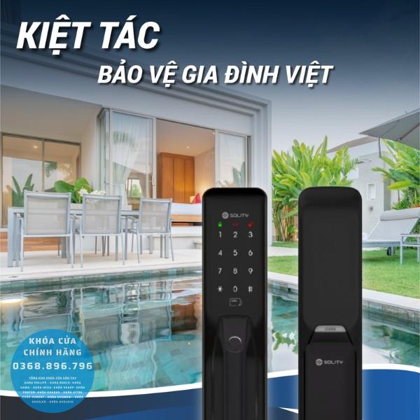Khoá cửa Solity GP-3000BK - thông số kỹ thuật