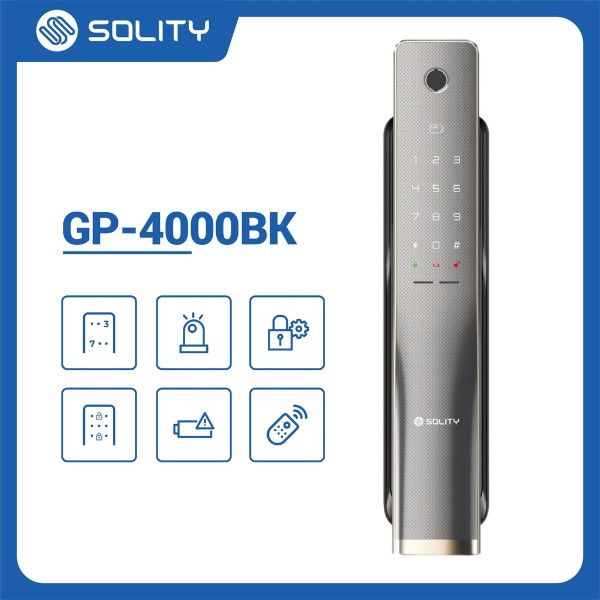 Khoá cửa Solity GP-4000BK chính hãng