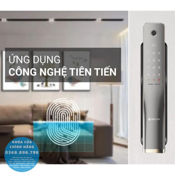 Khoá cửa Solity GP-4000BK - mặt sau