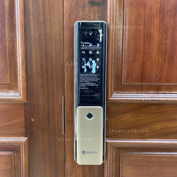 Khoá cửa Solity GP-6000BAK, Face ID chính hãng