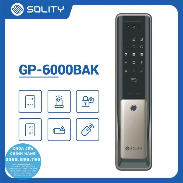 Khoá cửa Solity GP-6000BAK, Face ID - lắp đặt thực tế