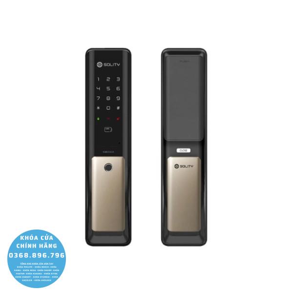 Khoá cửa Solity GP-6000BK - mặt sau