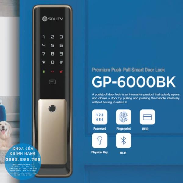 Khoá cửa Solity GP-6000BK - chi tiết
