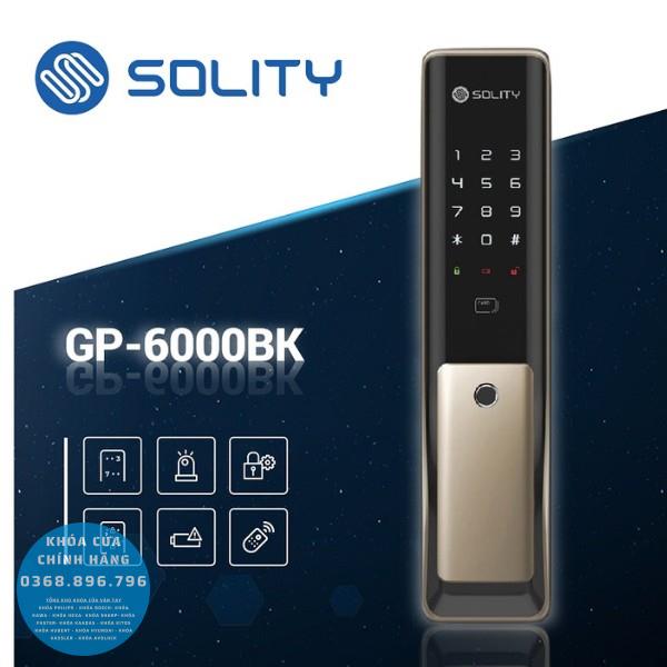 Khoá cửa Solity GP-6000BK - thông số kỹ thuật