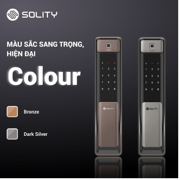 Khoá cửa Solity GSP-2000BK chính hãng