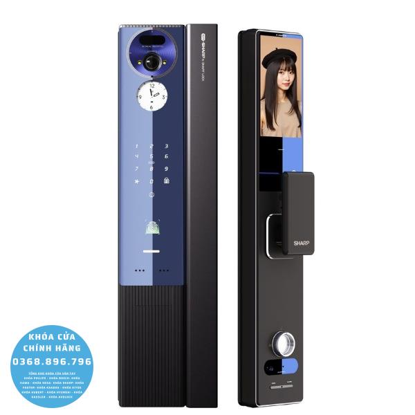 Khóa vân tay Sharp H5FV - mặt sau