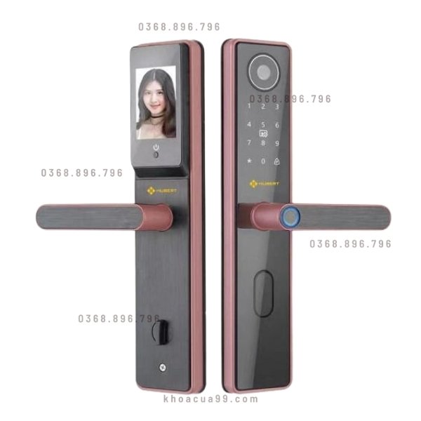 Khóa cửa vân tay Hubert HB CG66 camera chuông cửa chính hãng