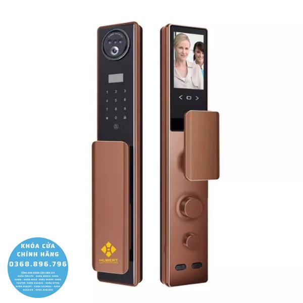 Khóa cửa vân tay Hubert HB CGI5 EU Face 3D  - lắp đặt thực tế