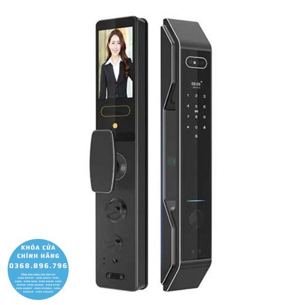 Khóa cửa vân tay Hubert HB CGI7 EU Face 3D - chi tiết