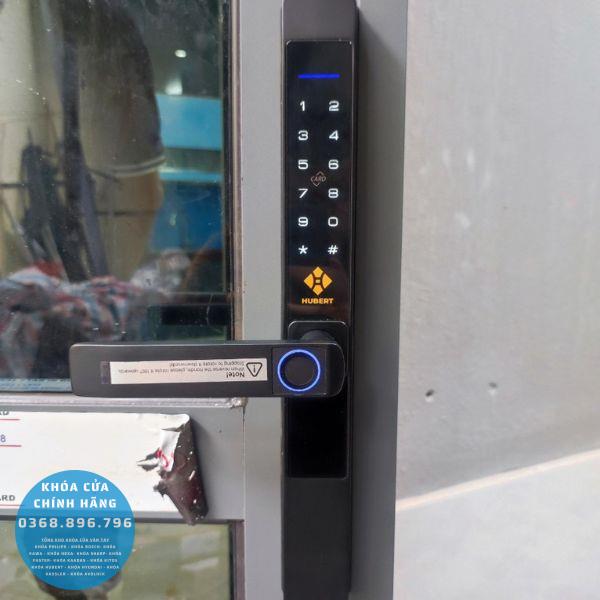 Khóa cửa vân tay cửa nhôm Hubert HBCN39 App Wifi - thông số kỹ thuật