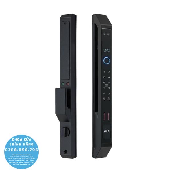 Khóa cửa nhôm vân tay Hubert HB CNI7 EU Face 3D - phụ kiện