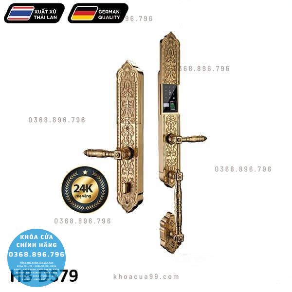 Khóa cửa vân tay đại sảnh Hubert HB DS79 - phụ kiện