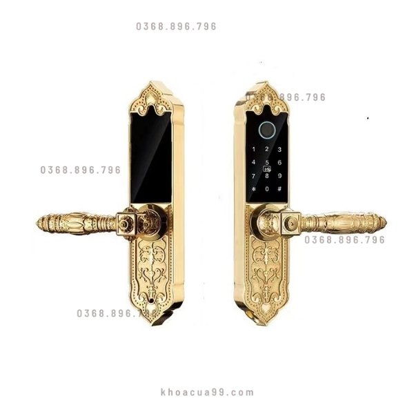 Khóa cửa Hubert HB DS79 Gold Mini chính hãng tại HCM