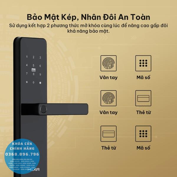 Khóa vân tay Hexa HX12 - chi tiết