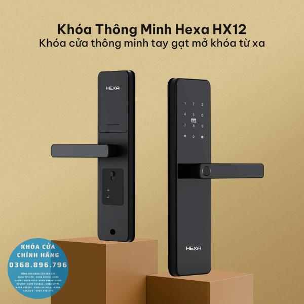 Khóa vân tay Hexa HX12 - lắp đặt thực tế