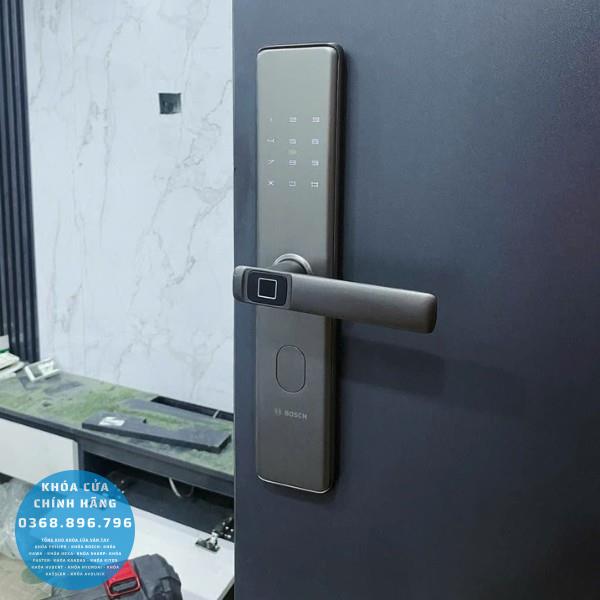 Khóa cửa vân tay Bosch ID30 - mặt sau