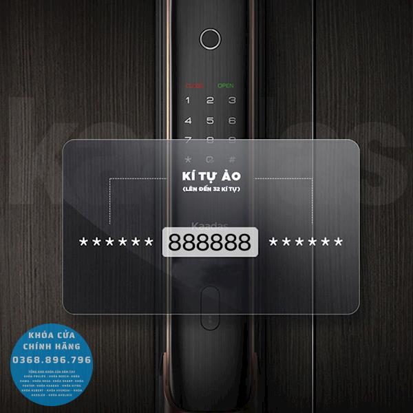 Khóa cửa Kaadas K20F face 3D - lắp đặt thực tế