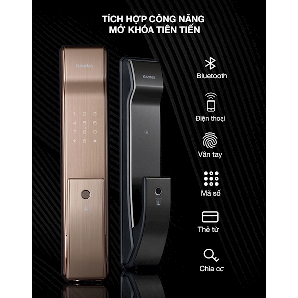 Khóa cửa vân tay Kaadas K9 chính hãng tại HCM