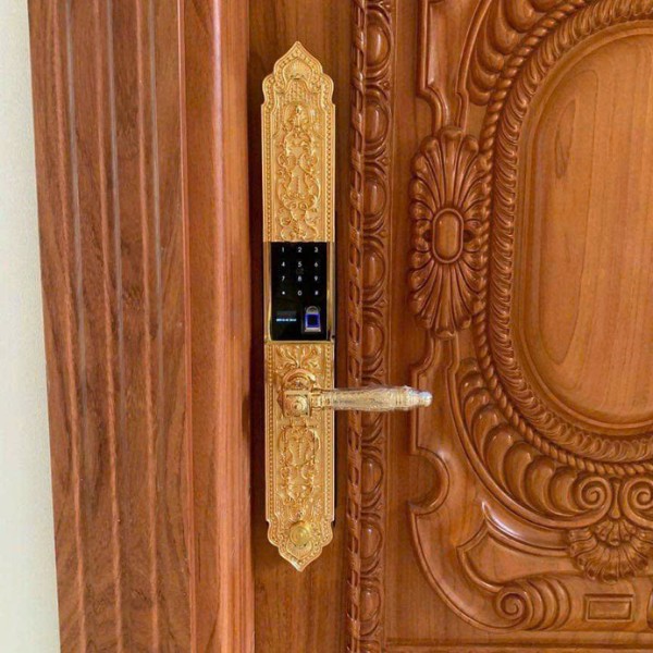 Khóa cửa tân cổ điển Kawa KDS05 đồng nguyên khối