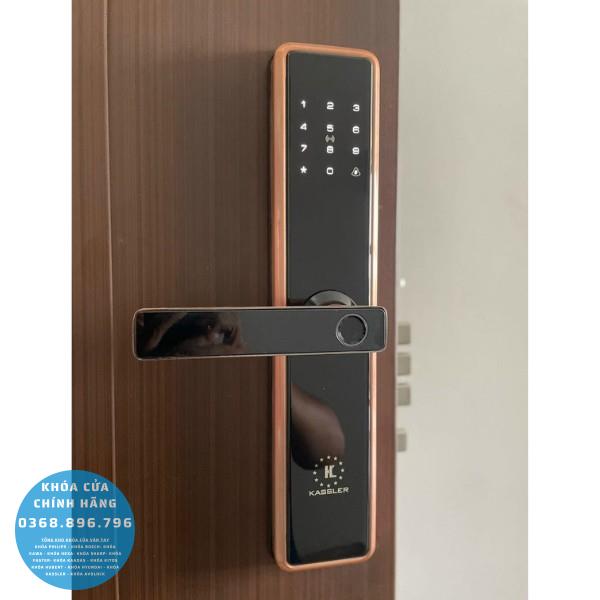 Khóa cửa vân tay Kassler KL-566 app wifi - chi tiết