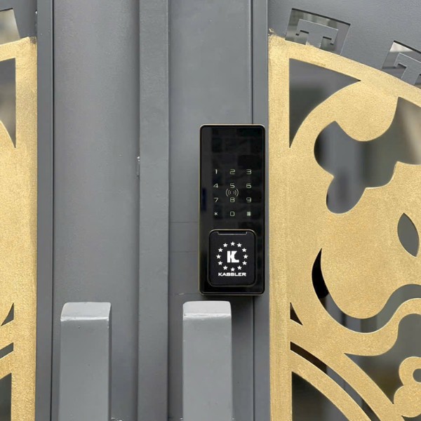Khóa cửa cổng sắt Kassler KL579 CNC Viền Bạc chính hãng